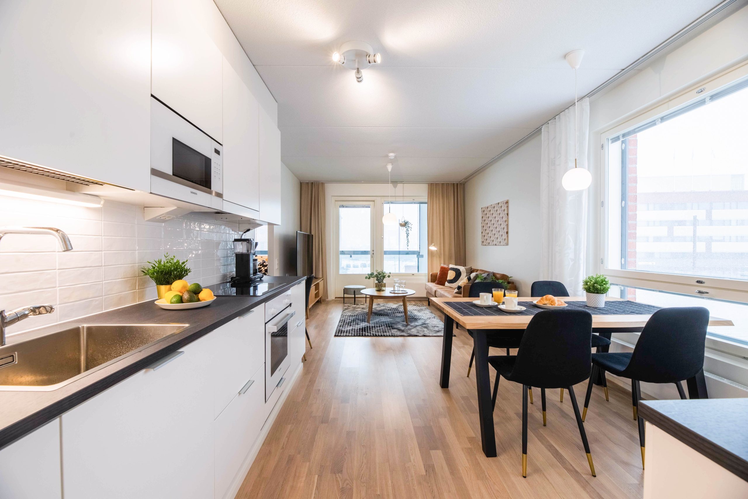 04_A13_Kitchen_1 (2) - Vuokrakaista Mēbelēts dzīvoklis Lutakko, Jyväskylä – Vuokrakaista